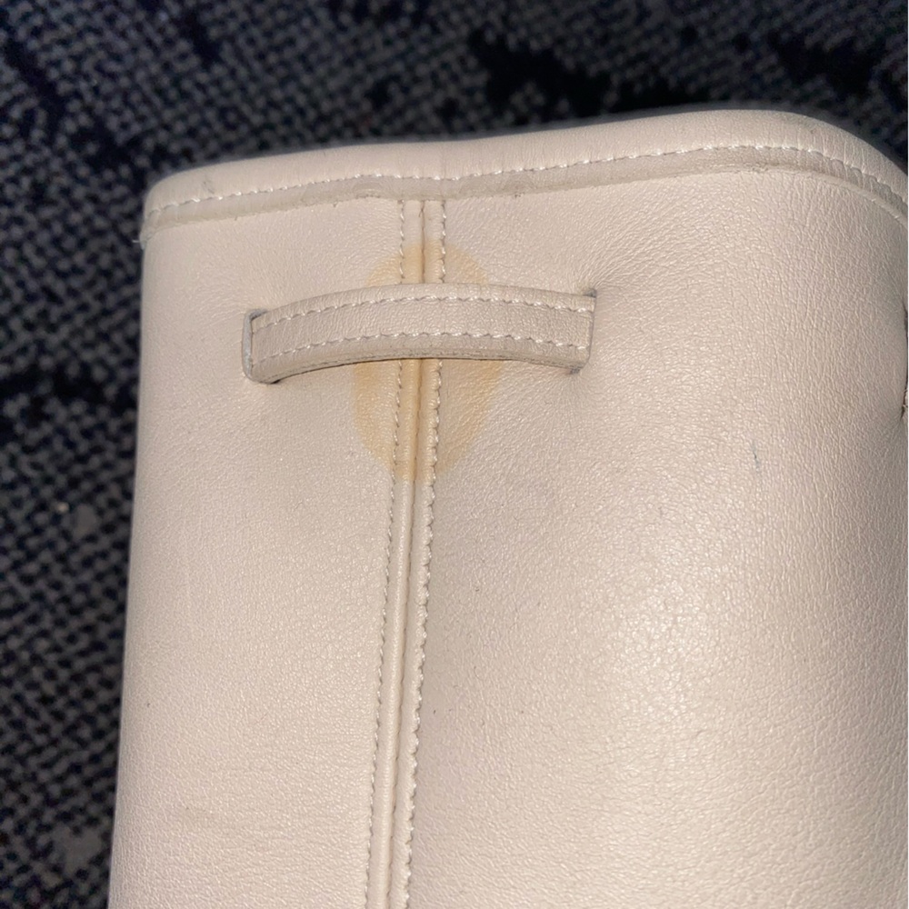 Vintage Coach Off-White Cream Leather Bixby Bucket Sling Bag 9984 - Picture 9 of 9